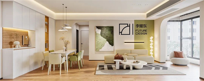 興公館122㎡ | 溫馨治愈奶油風(fēng)，每一幀都超級治愈?。?！